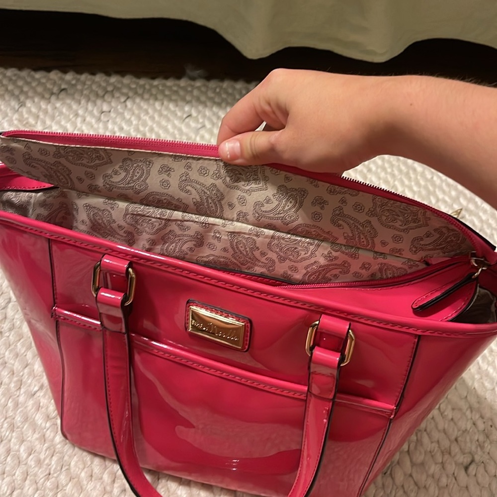PINK LEATHER SIMPLY NOELLE PURSE - Picture 8 of 15